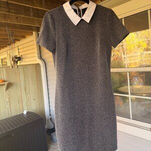 Tommy Hilfiger Tweed Mini Dress w/ White Collar